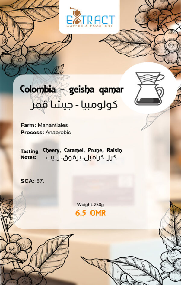 Colombia - geisha qamar